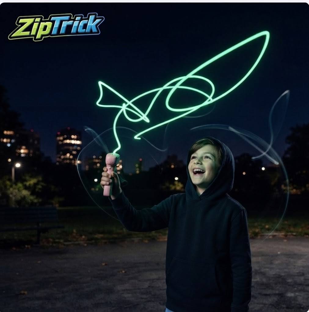 ZipTrick | Świecący Wyrzutnik Sznurka